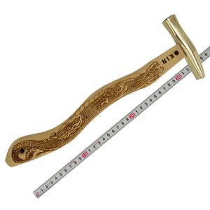 金井産業 マルキン印 板金ハンマー ステン武力屋 21 昇龍 350mm ゴールド 日本製 燕三条製