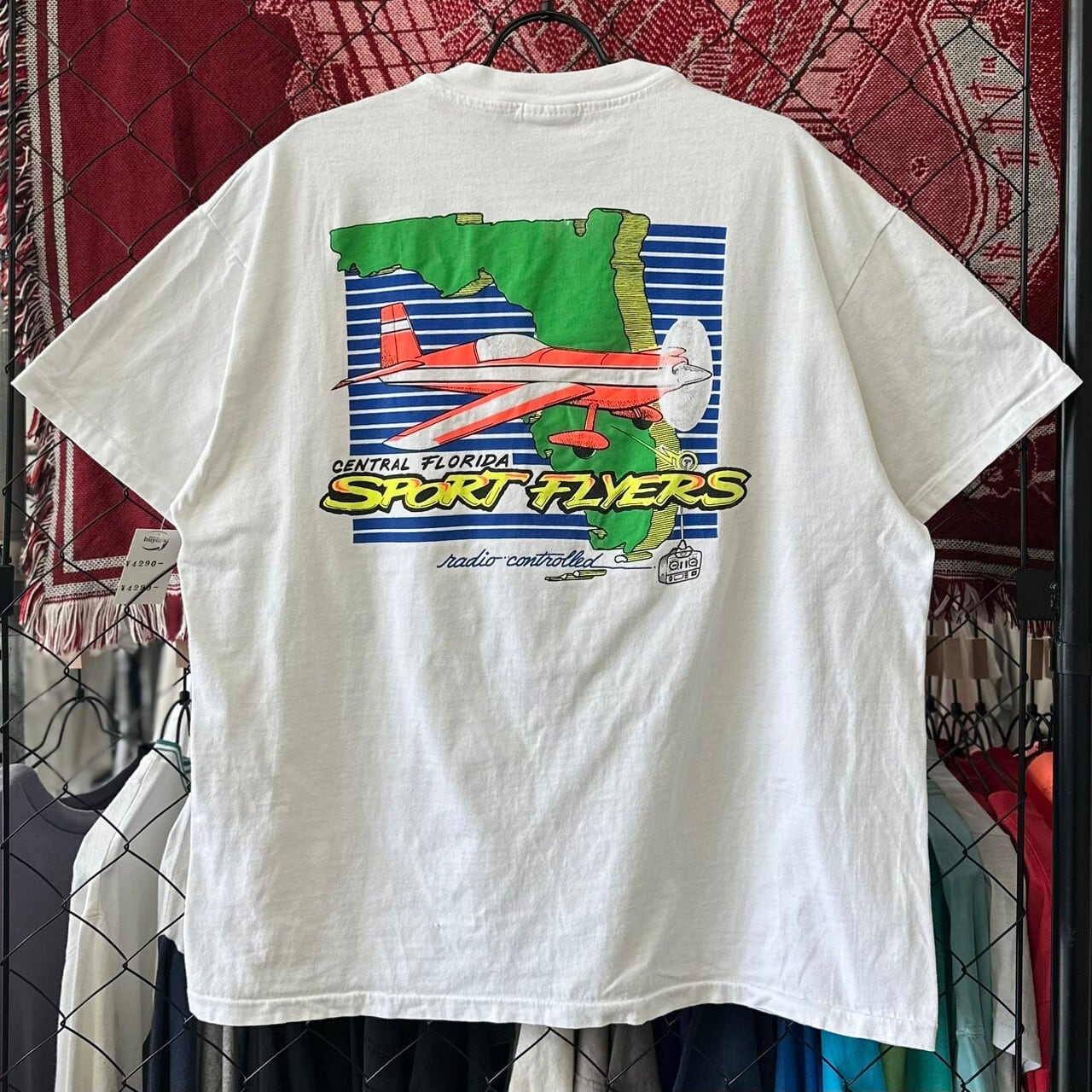 USA製 90s Hanes プリント Tシャツ 半袖 古着 ヴィンテージ-