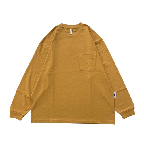 NOROLL / CARDPOCKET TEE L/S ORANGE