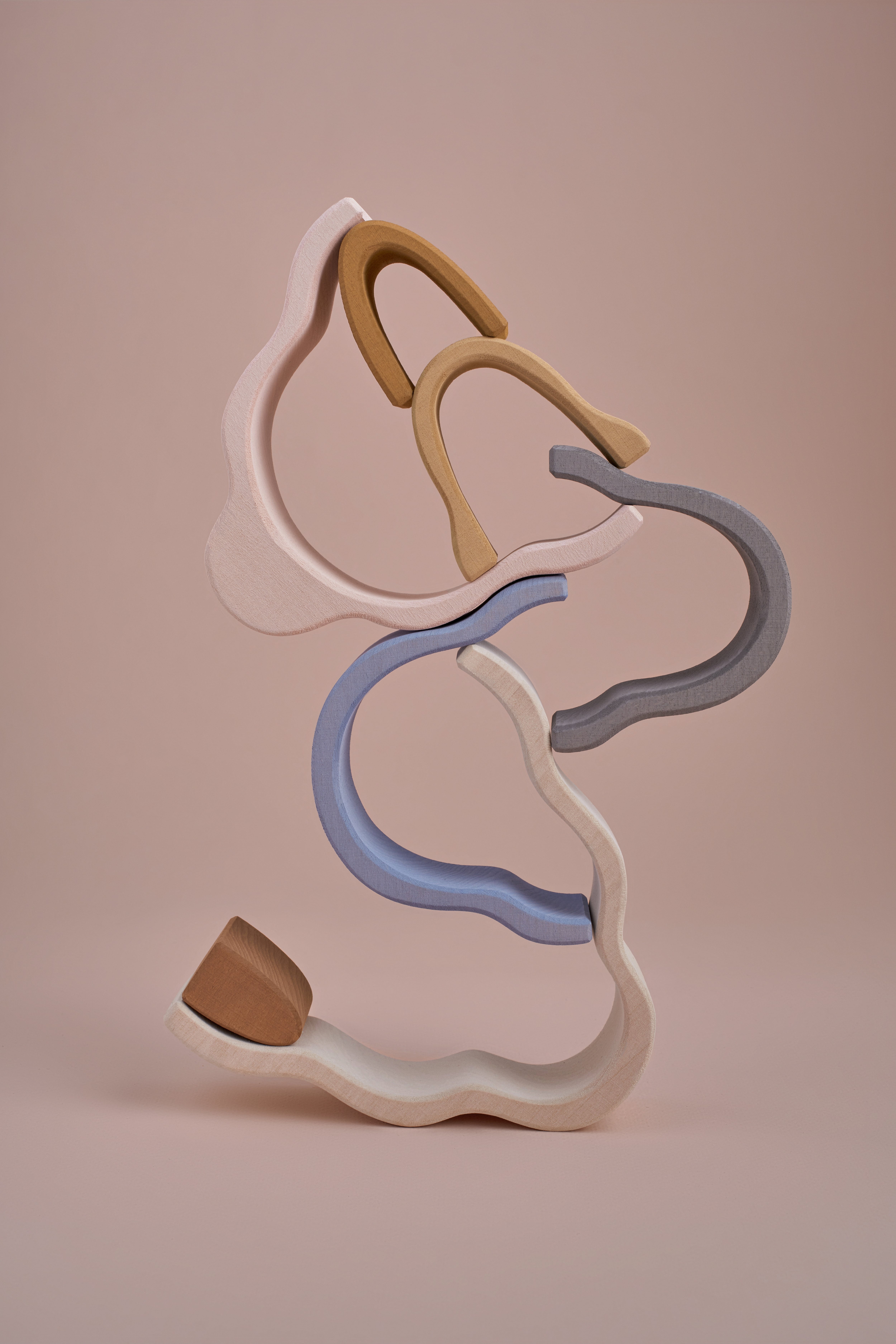 raduga grez ラドガグレ waterfall arch stacker 知育玩具 木の