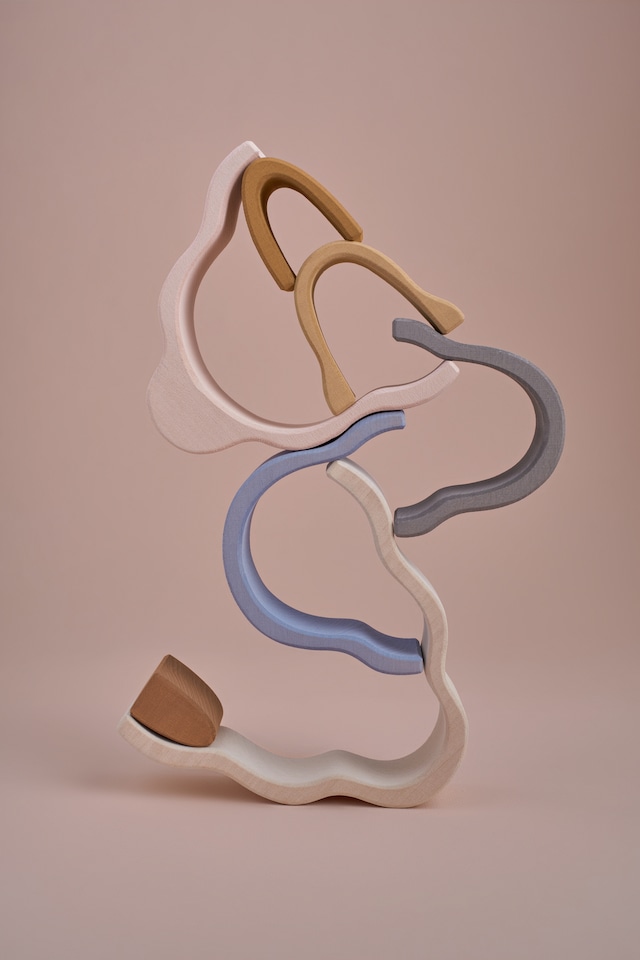 raduga grez ラドガグレ waterfall arch stacker 知育玩具 木のおもちゃ おしゃれなインテリア