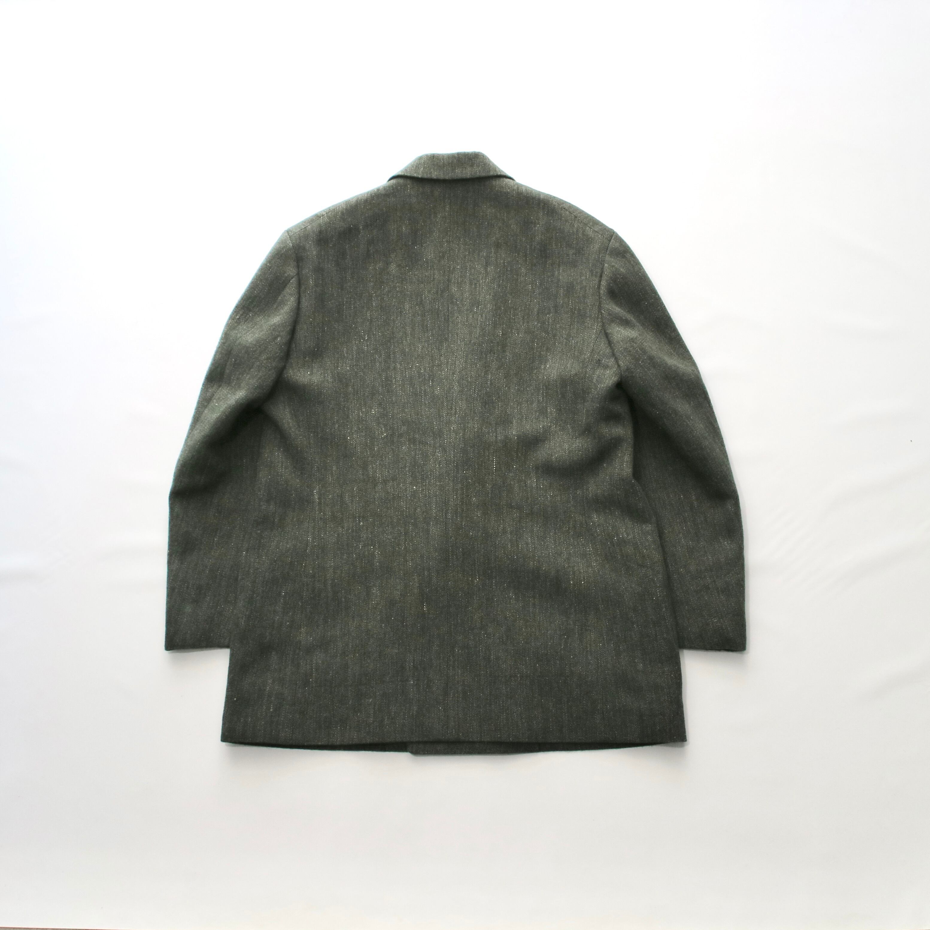 HAVERSACK ハバーサック】WOOL LINEN HERRINGBONE TWEED DOUBLE 