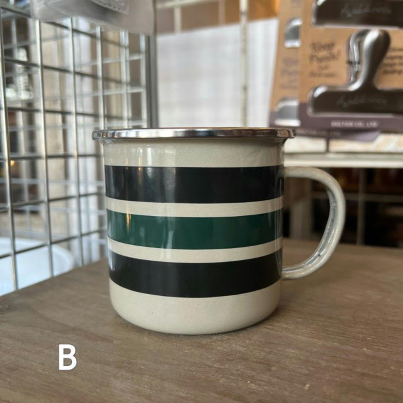SS RIM ENAMELED MUG　3Type　ステンレス リム エナメル マグ　DULTON　マグ　stainless　