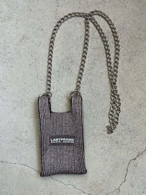 LASTFRAME  kyoto metalic market bag micro