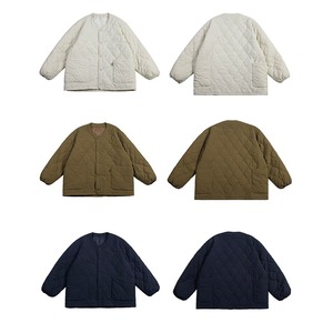 スーツカラーナイロンロングジャケット　986