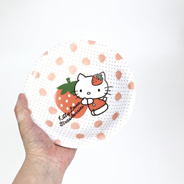 サンリオ ハローキティ 染付 ミニカレー皿 キッチン 食器 日本製