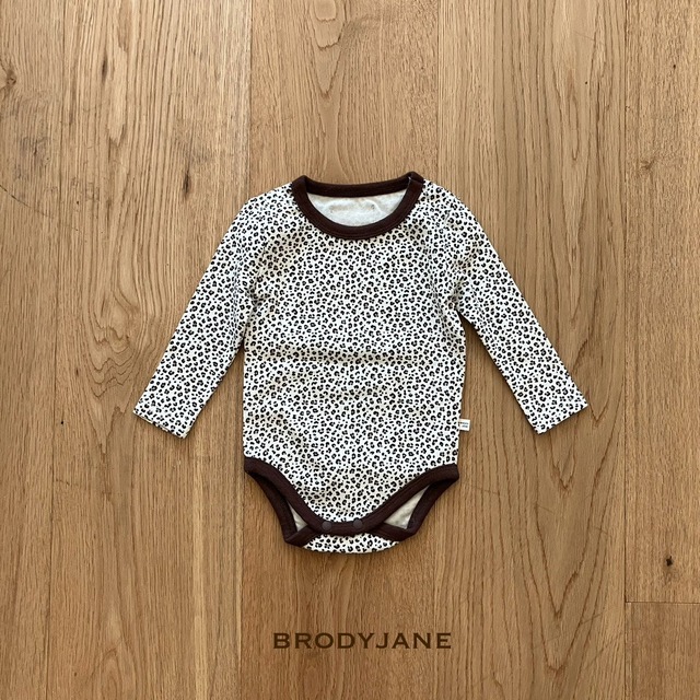 【取寄】brodyjane|mocha leo bodysuit|モカレオボディスーツ|S-M|baby|26 autumn