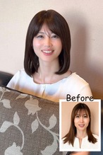 商品名【エレナ】人毛フルウィッグ