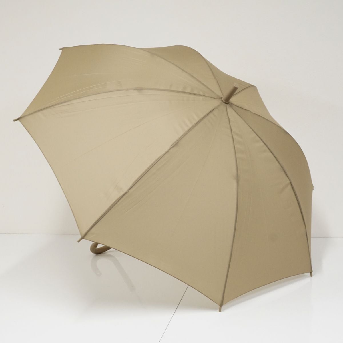 MUJI 無印良品 傘 USED美品 しるしのつけられる傘 ベージュ グラス骨