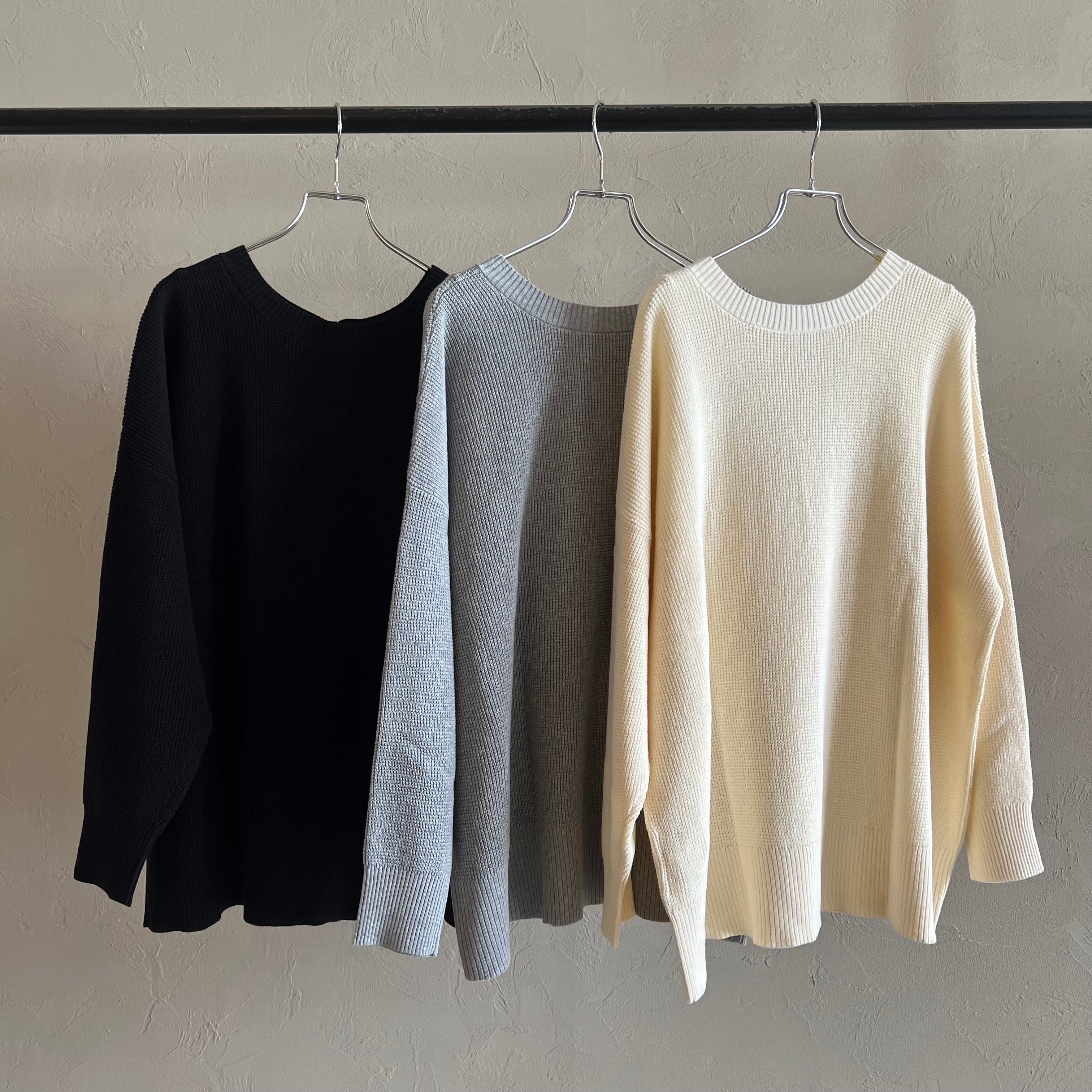 siro de labonte 】waffle 2way wide cardigan | valance 福井