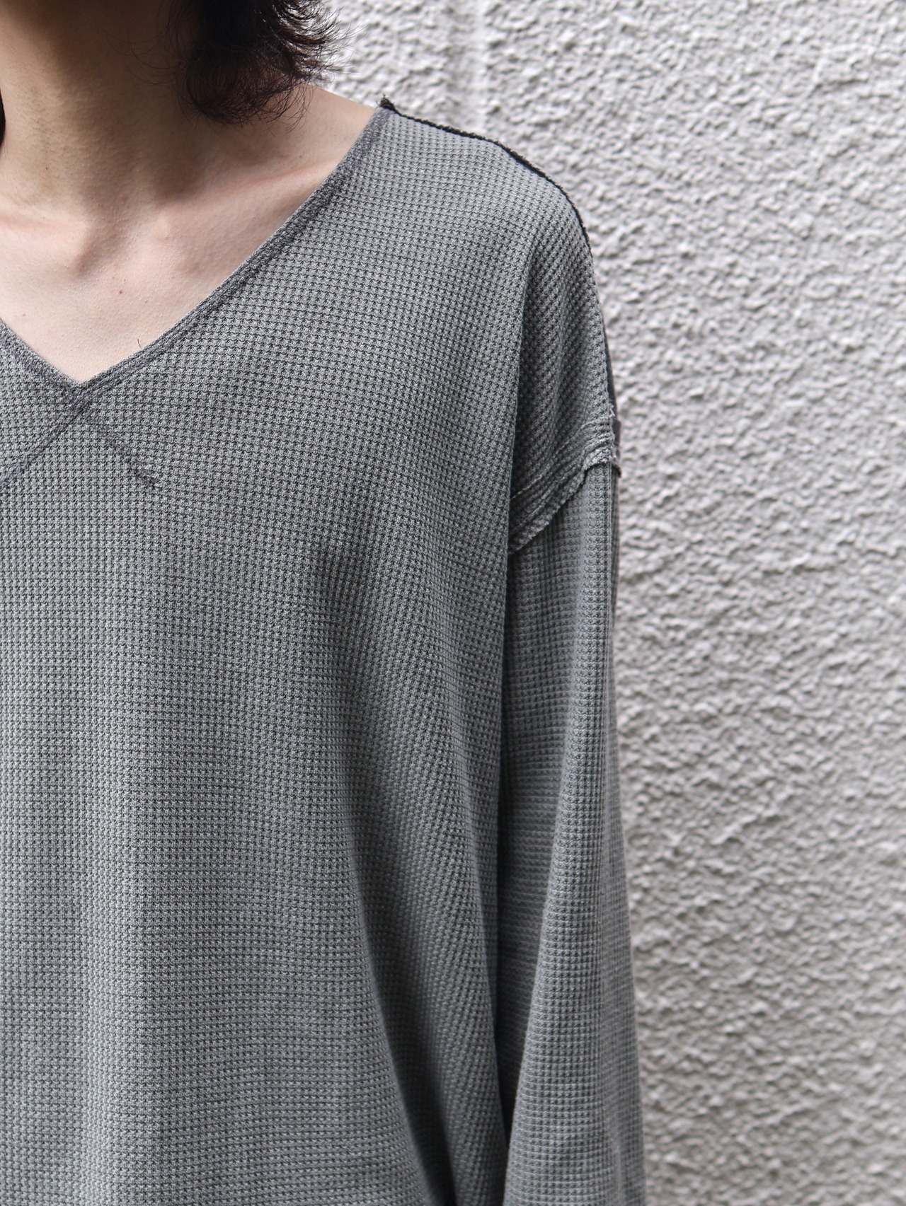 patchwork design thermal top