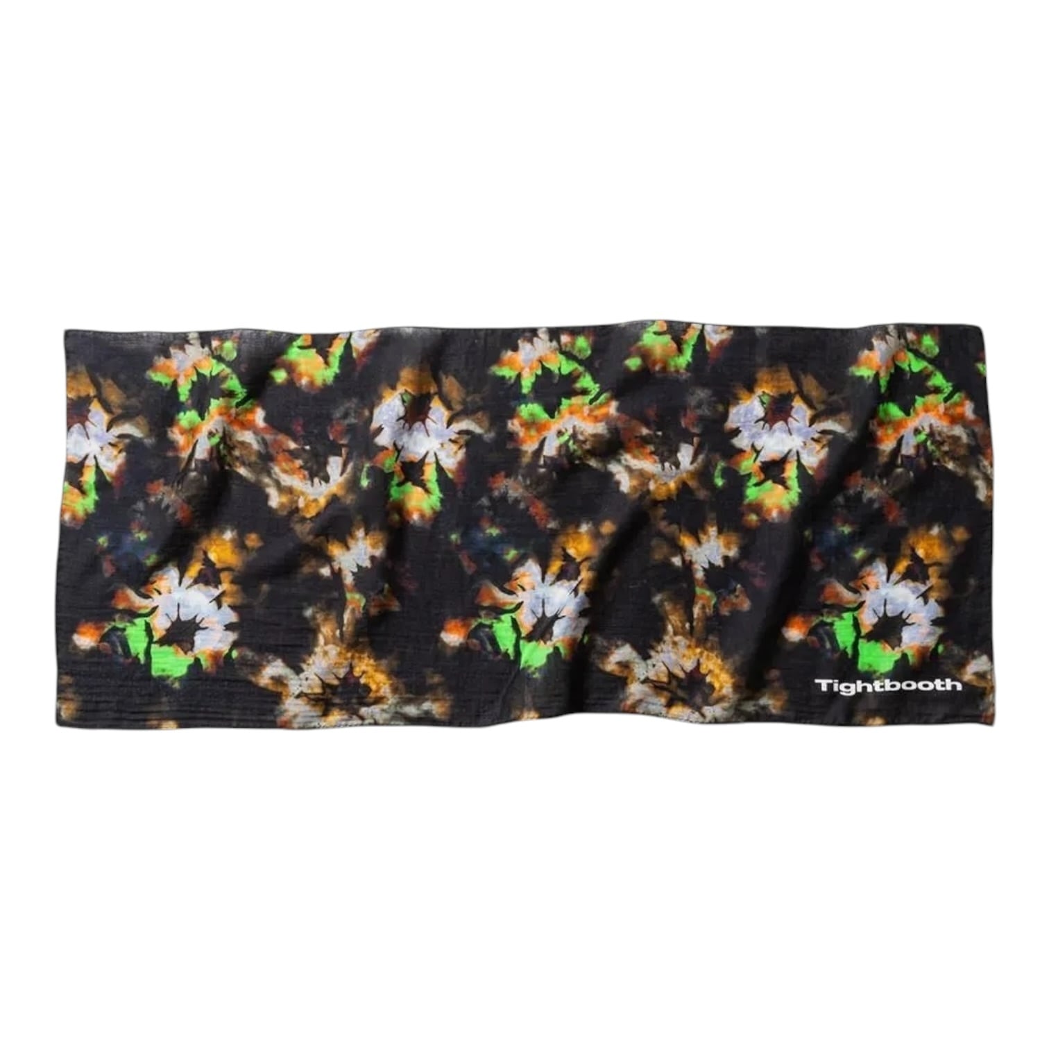 【TIGHTBOOTH】 BLOOM TENUGUI (Black)