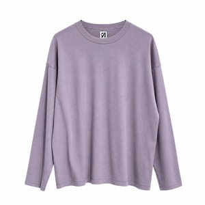 USUAL THINGS SCRUTINY / SMOOTH L/S T-SHIRT LIGHT PURPLE