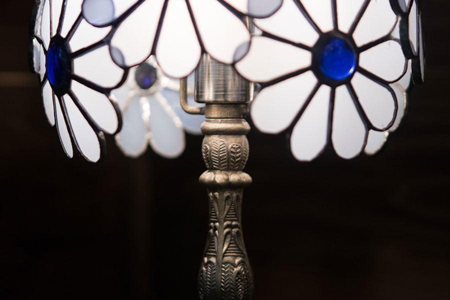 ステンドグラス テーブルランプ ステンドランプ 照明 H33cm 花 フラワー 楽天市場】ステンドグラスランプ ステンドランプ おしゃれ 花