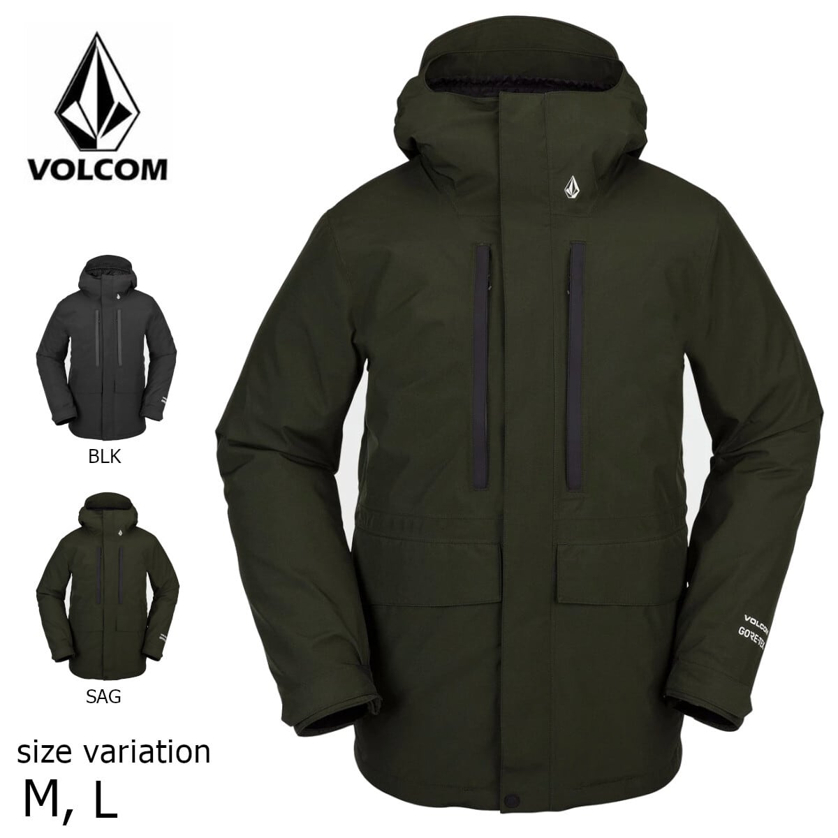 VOLCOM TEN GORE-TEX JACKET ヴォルコム ボルコム スノーウェア VOLCOM TEN GORE-TEX JACKET ヴォルコム ボルコム スノーウェア