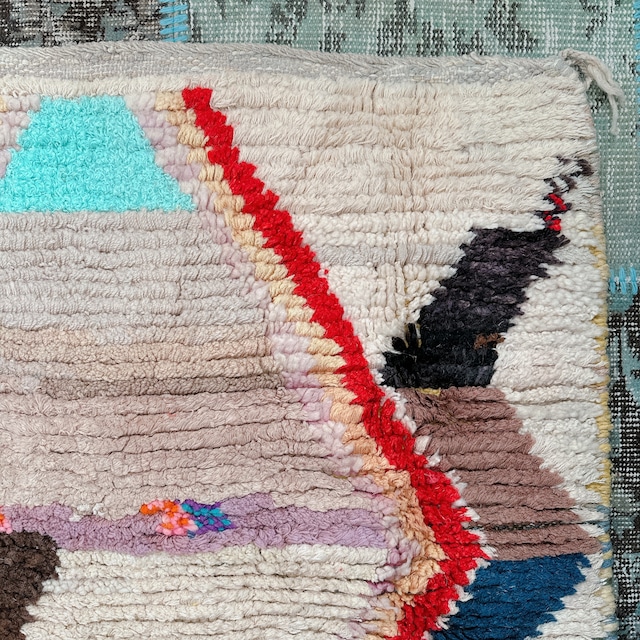 モロッコ ヴィンテージラグ MR002 | ブジャド | 93cm × 151cm