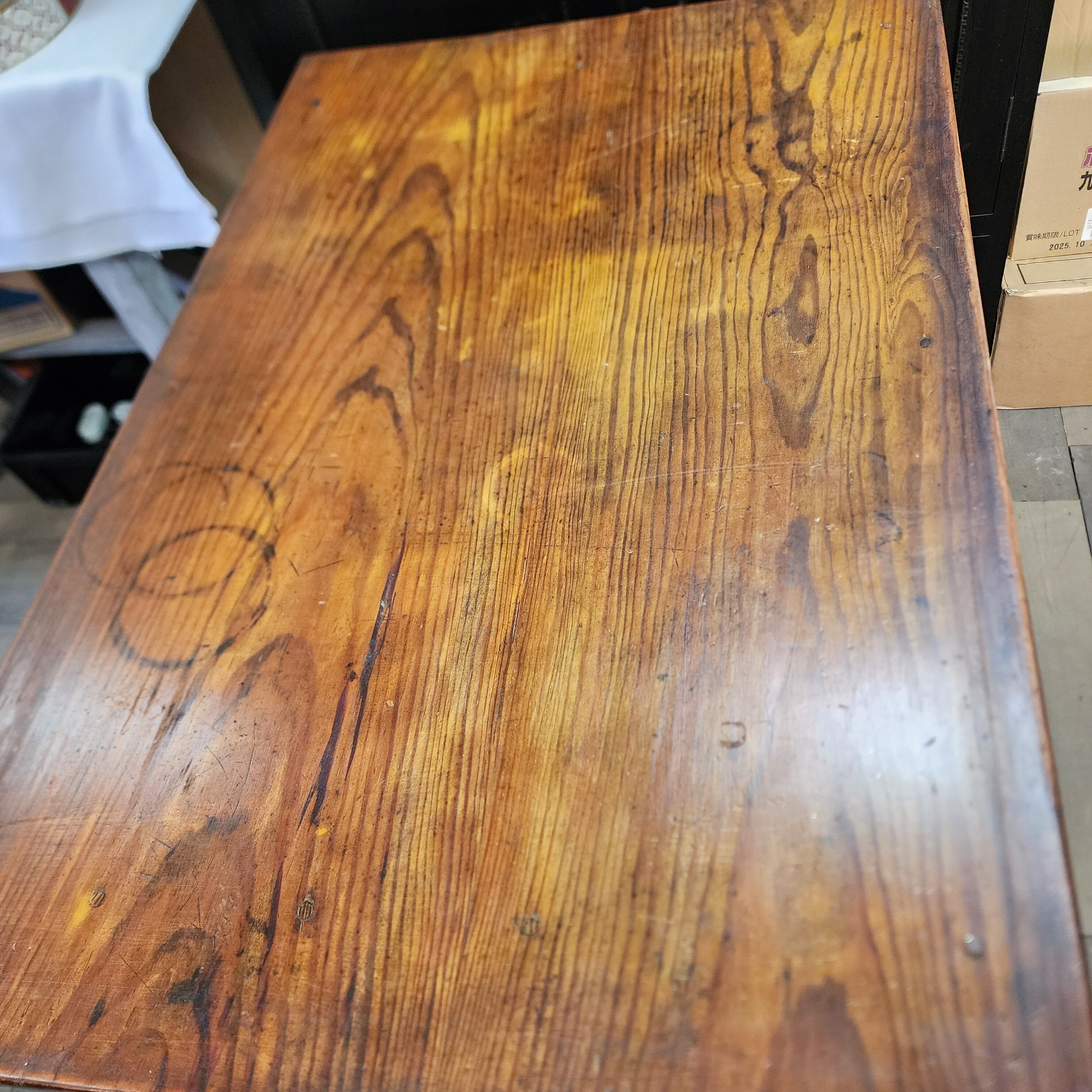 昭和レトロな 木製 デスク b | アンティーク雑貨・家具・骨董品