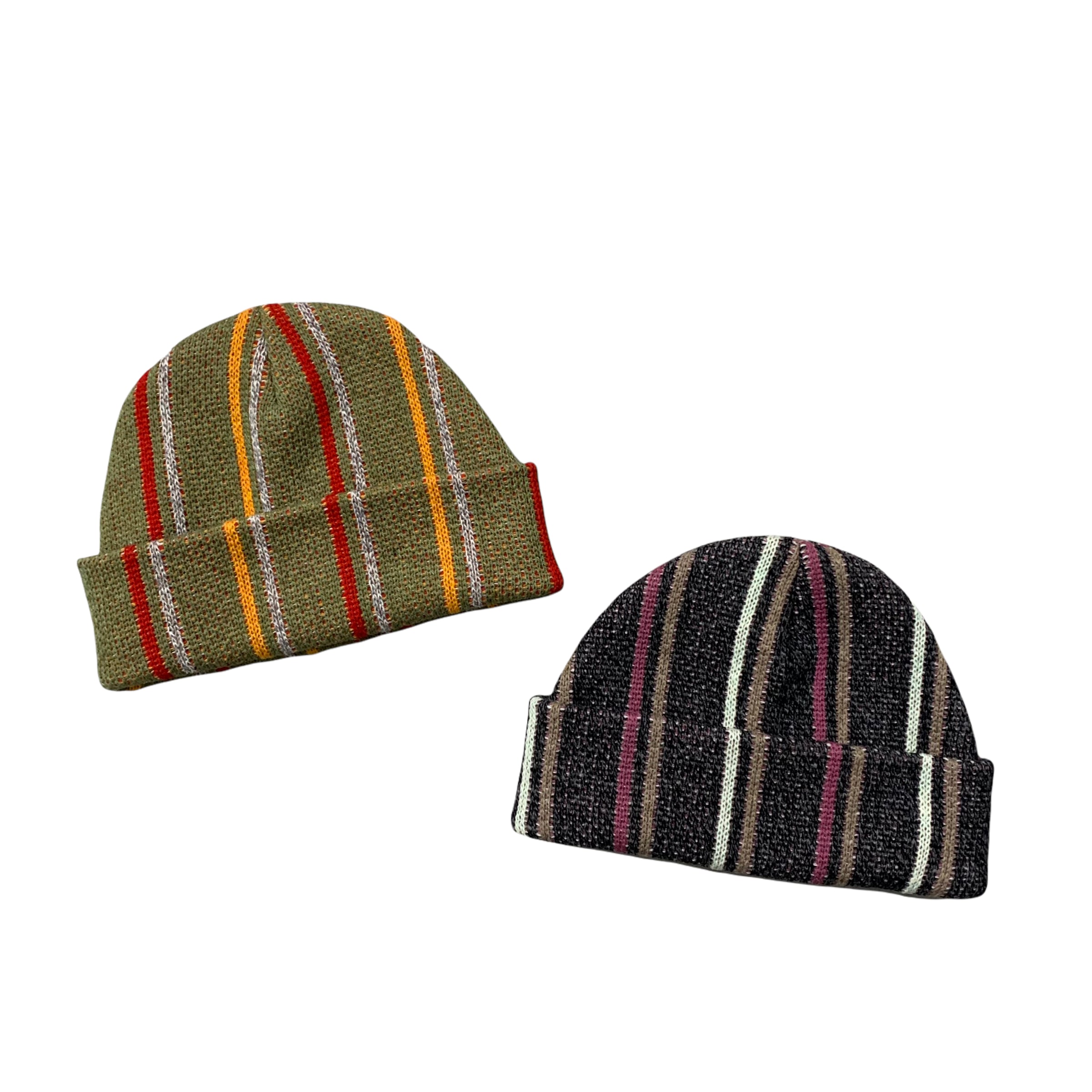 NOROLL / WASHBLE STRIPE BEANIE -GREEN- | THE NEWAGE CLUB powered by BASE