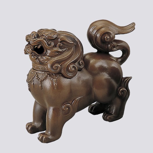 獅子香炉 (大) 茶色 | 株式会社竹中銅器