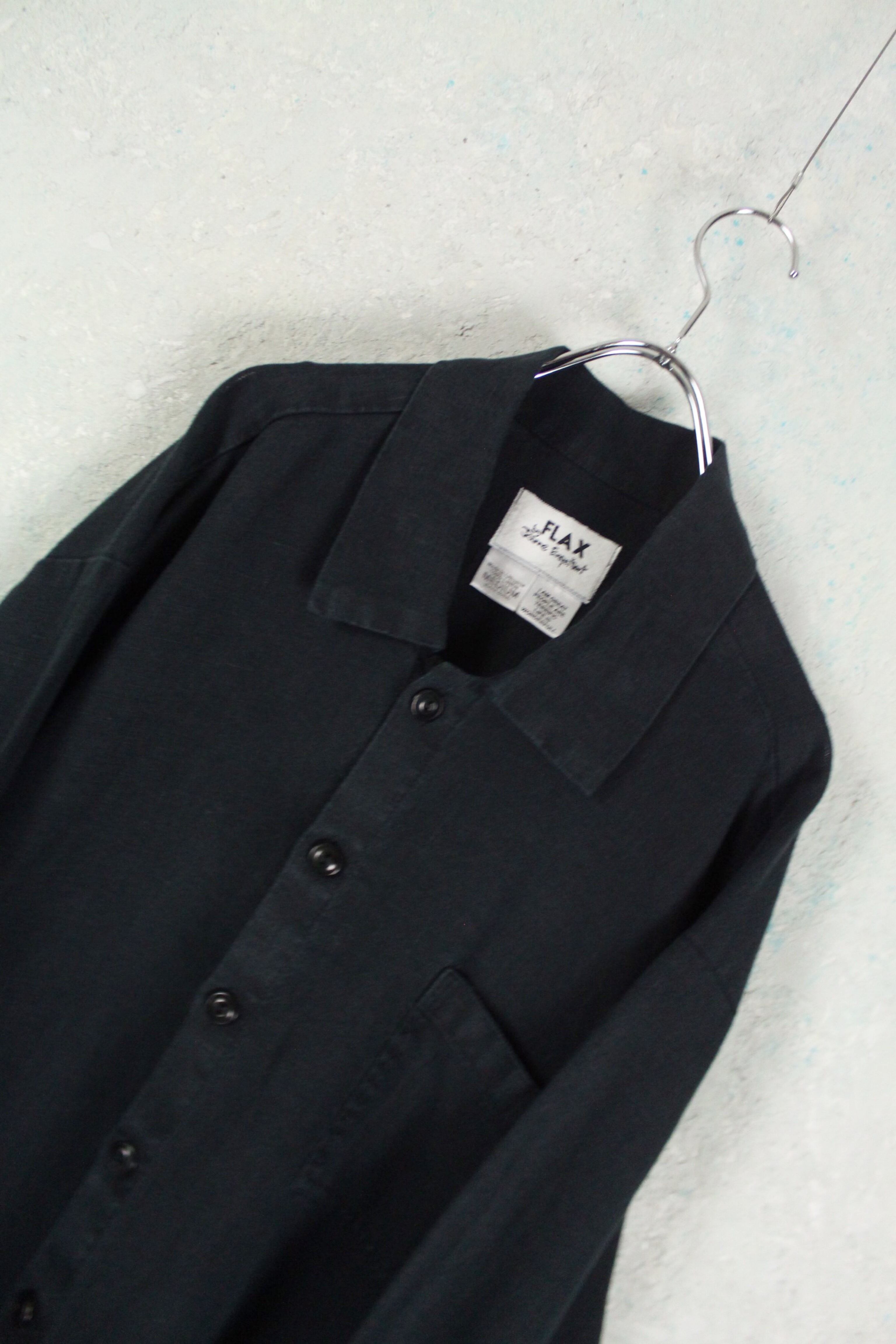 90s FLAX フラックス リネン シャツ S セットアップ 90s FLAX フラックス リネン シャツ S セットアップ