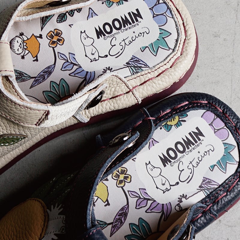moominです。 MOOMIN×Estacion ムーミン×エスタシオン ムーミン 2wayレザーサボ