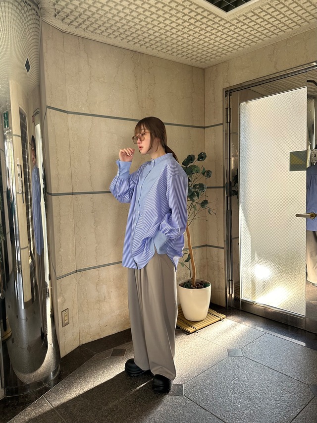 【Special order item】ランダムストライプブラウス