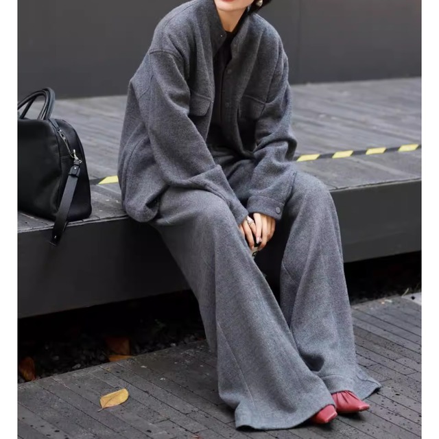 【カジュアルルーズセットアップ】P01949