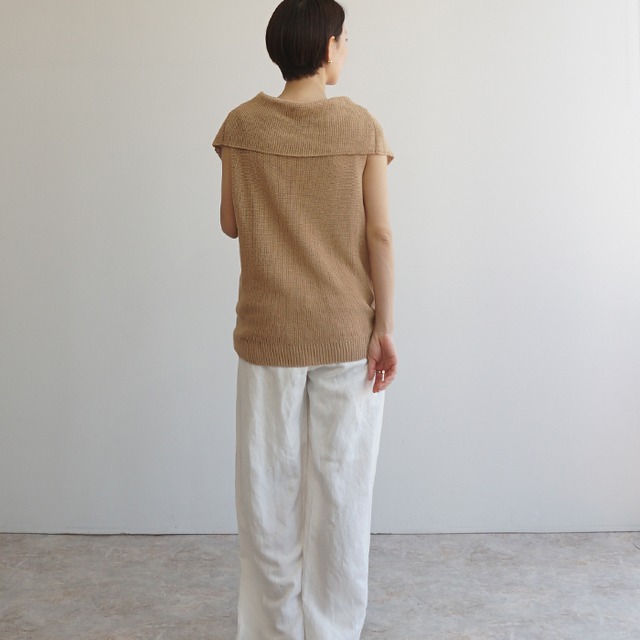 ケープカラーノースリニット