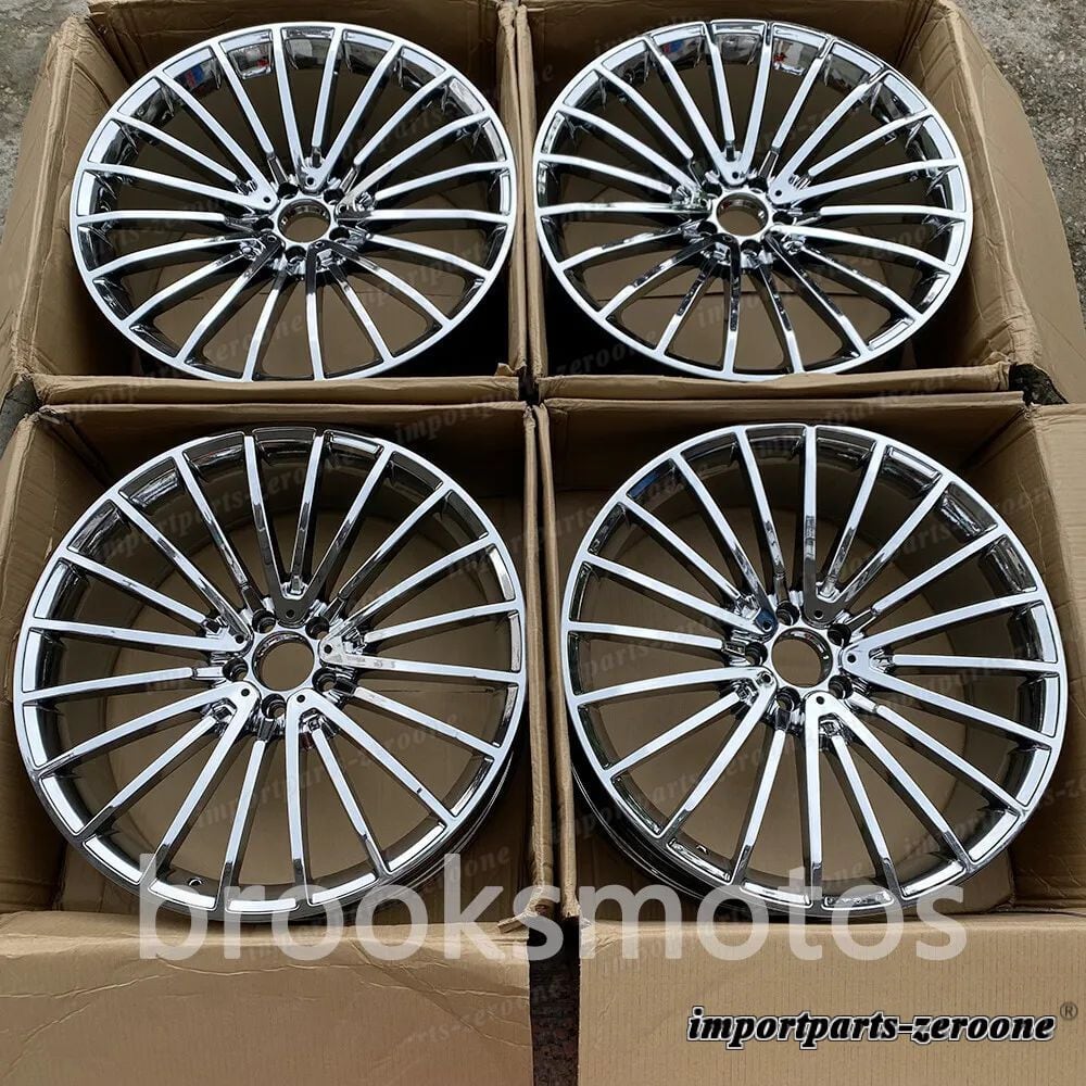 21インチ 新品 クローム フォージド ホイール メルセデスベンツ W213 E