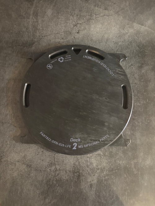 【LOCK FIELD EQUIPMENT】MS OPTIONAL PARTS DECK2  BLACK