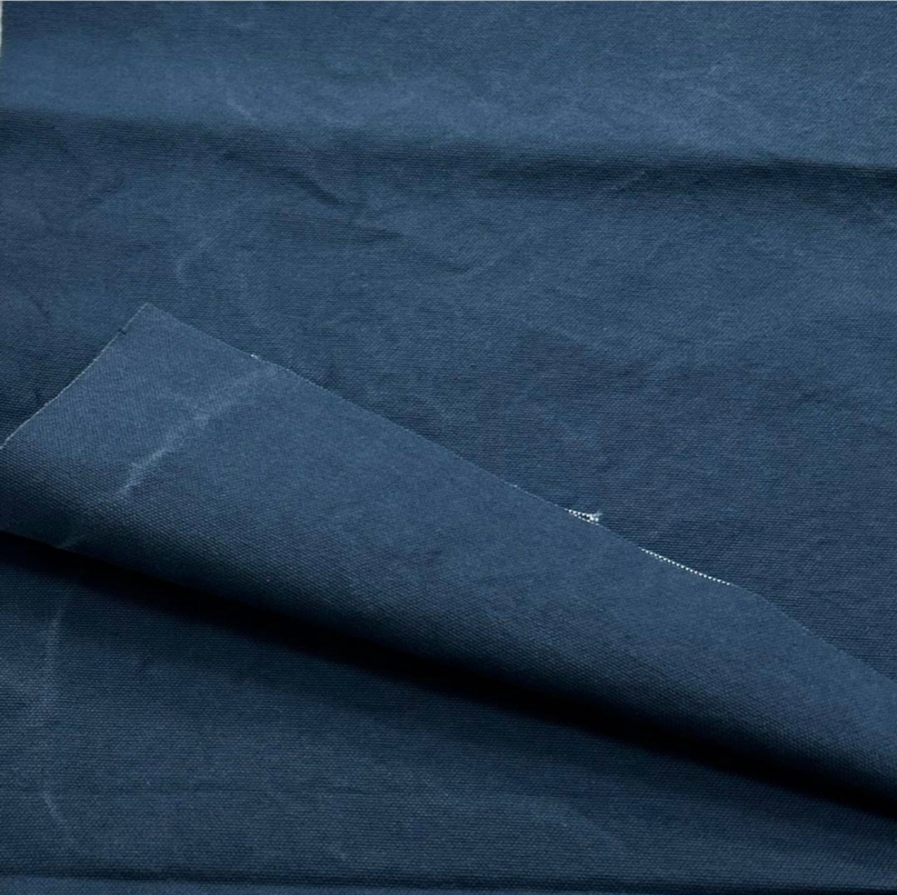 ★NY648◆1.9m◆1点限定◆綿100%倉敷帆布生地◆約9号◆ディープブルー系