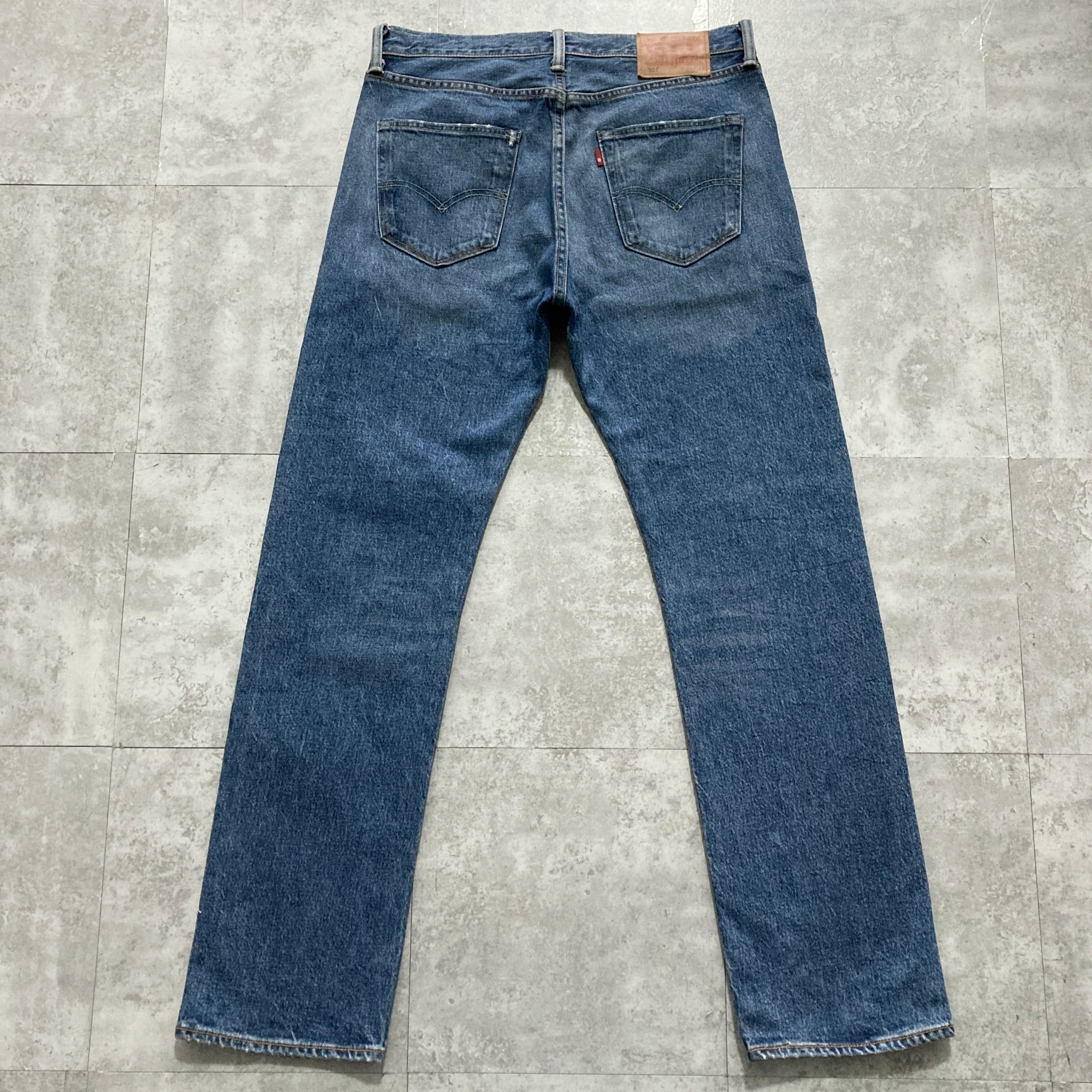 W34 L32】US.Levis 501 リーバイス USA製 アメリカ製 レザーパッチ