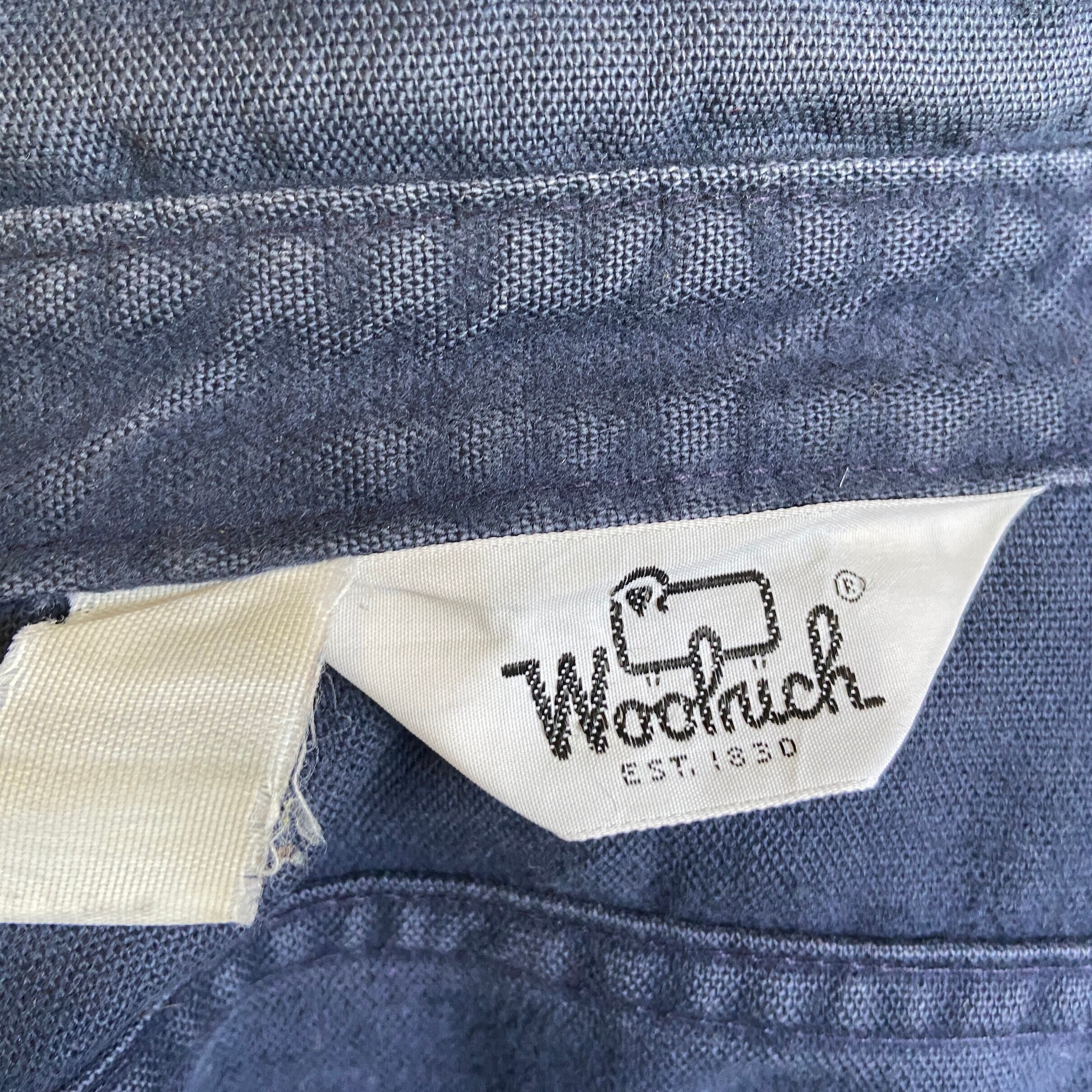 70年代 WOOLRICH ウールリッチ 無地 シャモアクロスシャツ 長袖シャツ