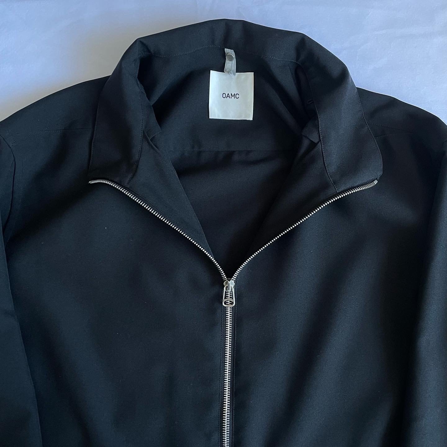 OAMC system full zip shirt black | henpinaomise