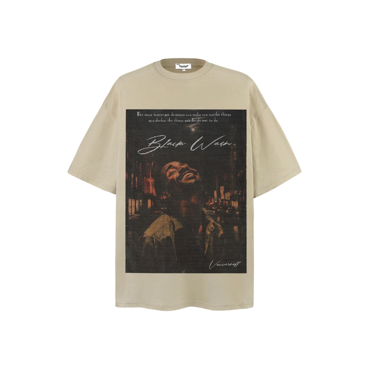 VINTAGE ストリート プリント Tシャツ T1529