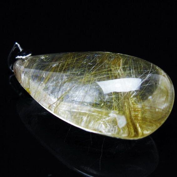 プラチナルチルクォーツ ペンダント 一点物 メール便可 [M便 1/20] 112-13169