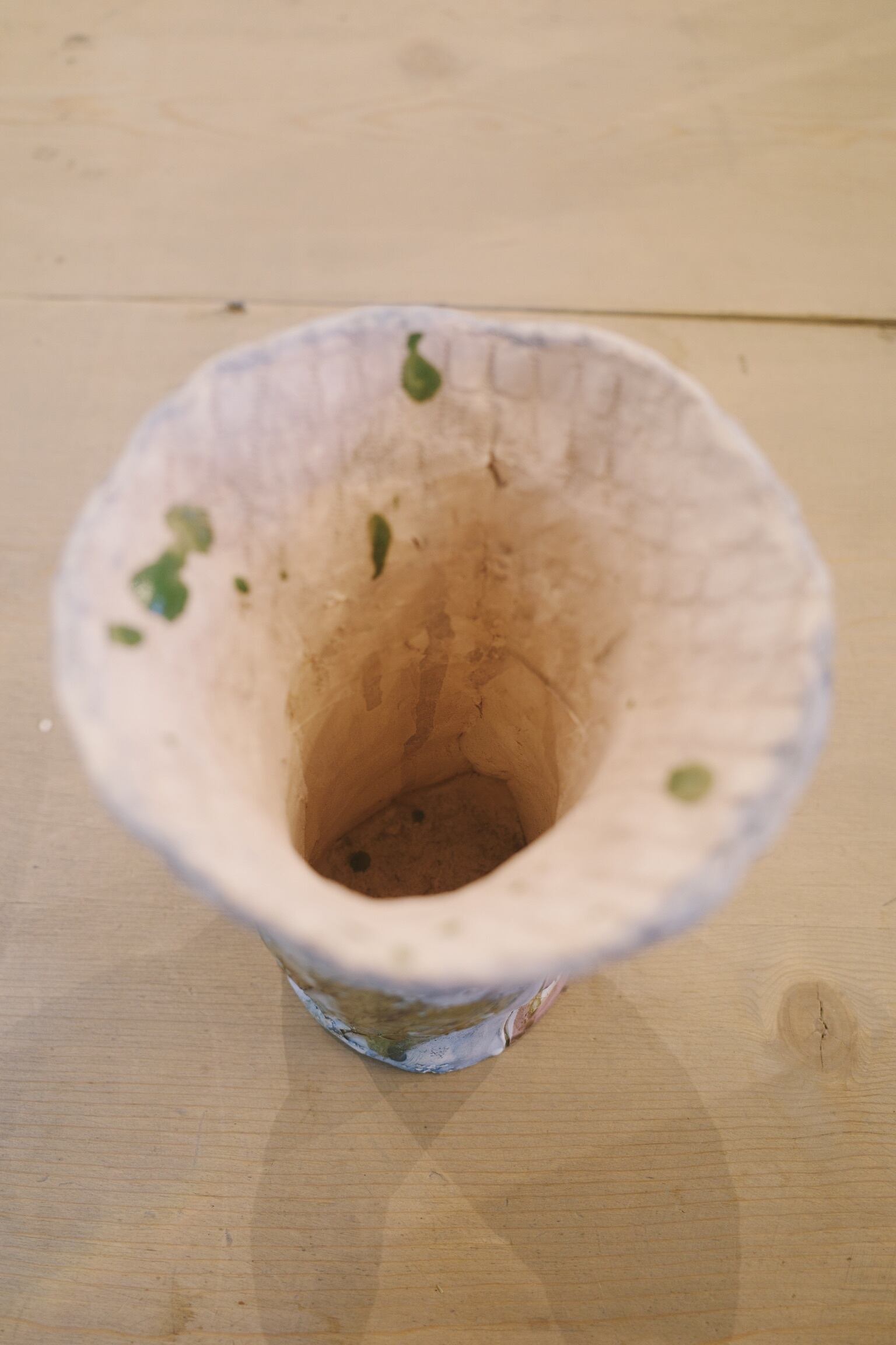 花瓶/ハンドペイント/フラワーベース/空間装飾/ペイント/ドライ