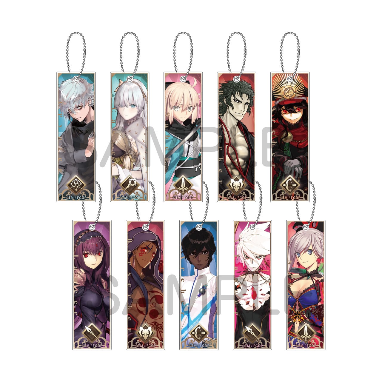 Fate/Grand Order ついコレ トレーディングアクリルキーホルダー Vol.2 BOX 全10種