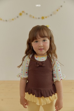 送料無料【予約】UEO/Ribbon Frill Halter Neck