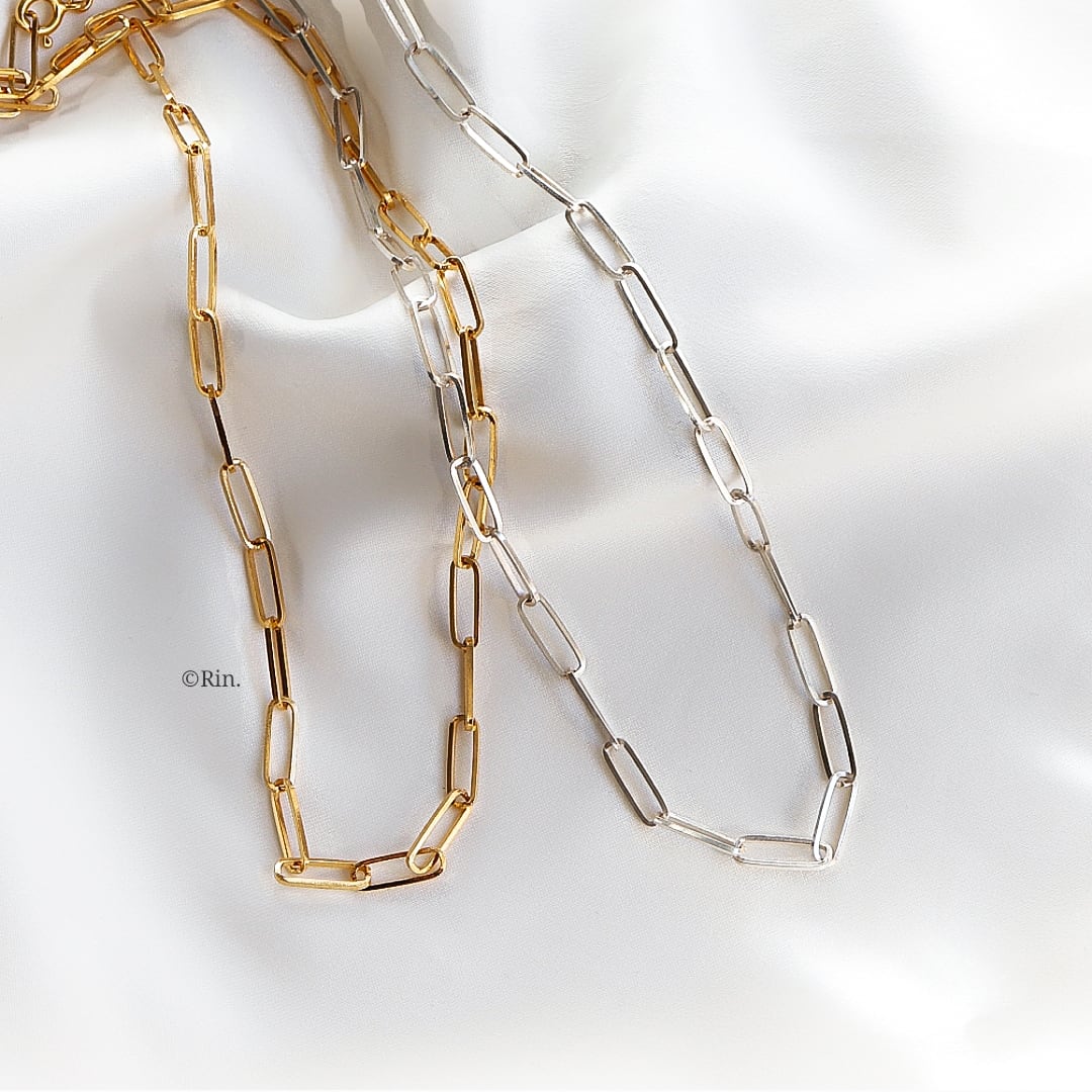 silver925 フラット チェーンネックレス N042 | RIN. accessory
