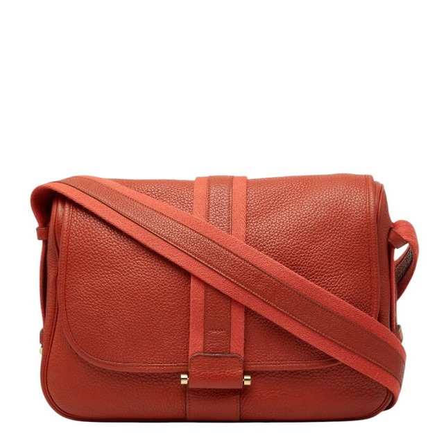 エルメス ブールラング 斜め掛け ショルダーバッグ ローズジャイプール オレンジ トリヨンクレマンス レディース HERMES 【中古】