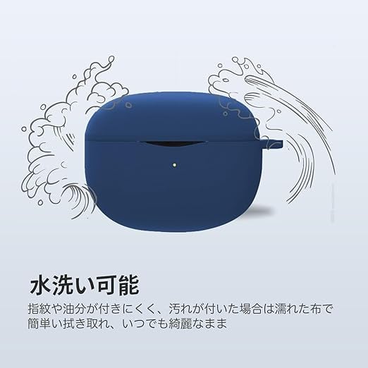 SOUNDPEATS Air4 Pro 用 ケース YAJOJO ワイヤレス イヤーホン 充電