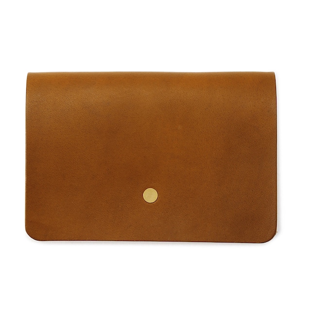 forme Hand wallet Liscio camel