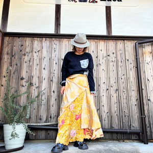 シルク巻きスカート2401