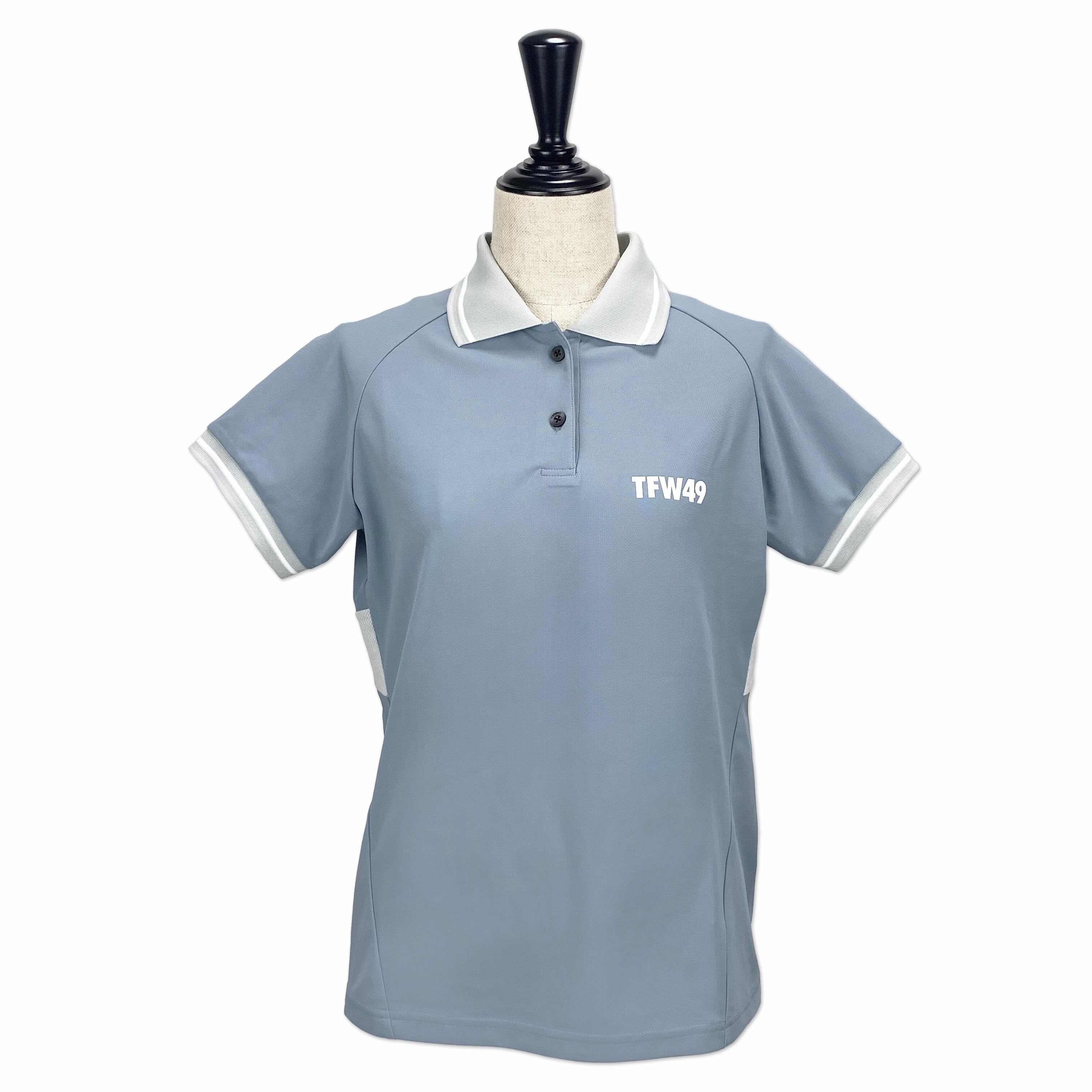 TFW49】《WOMEN'S》ROF LINE POLO（BLUEGREY） | Sandy GOLF