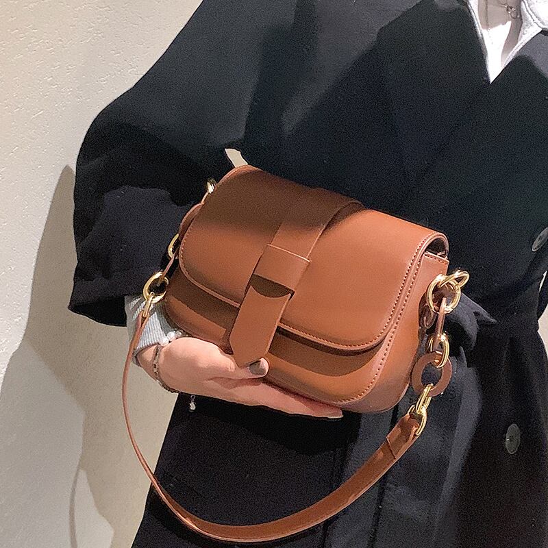 オータムスタンダード レトロ 秋物 スクウェア メッセンジャーバッグ 手作りハンドバック39078753960