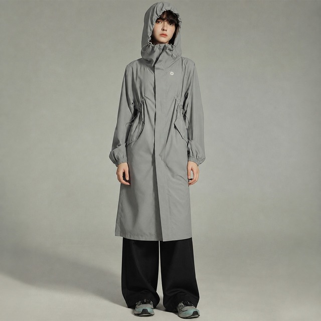 Utility hooded coat A00250