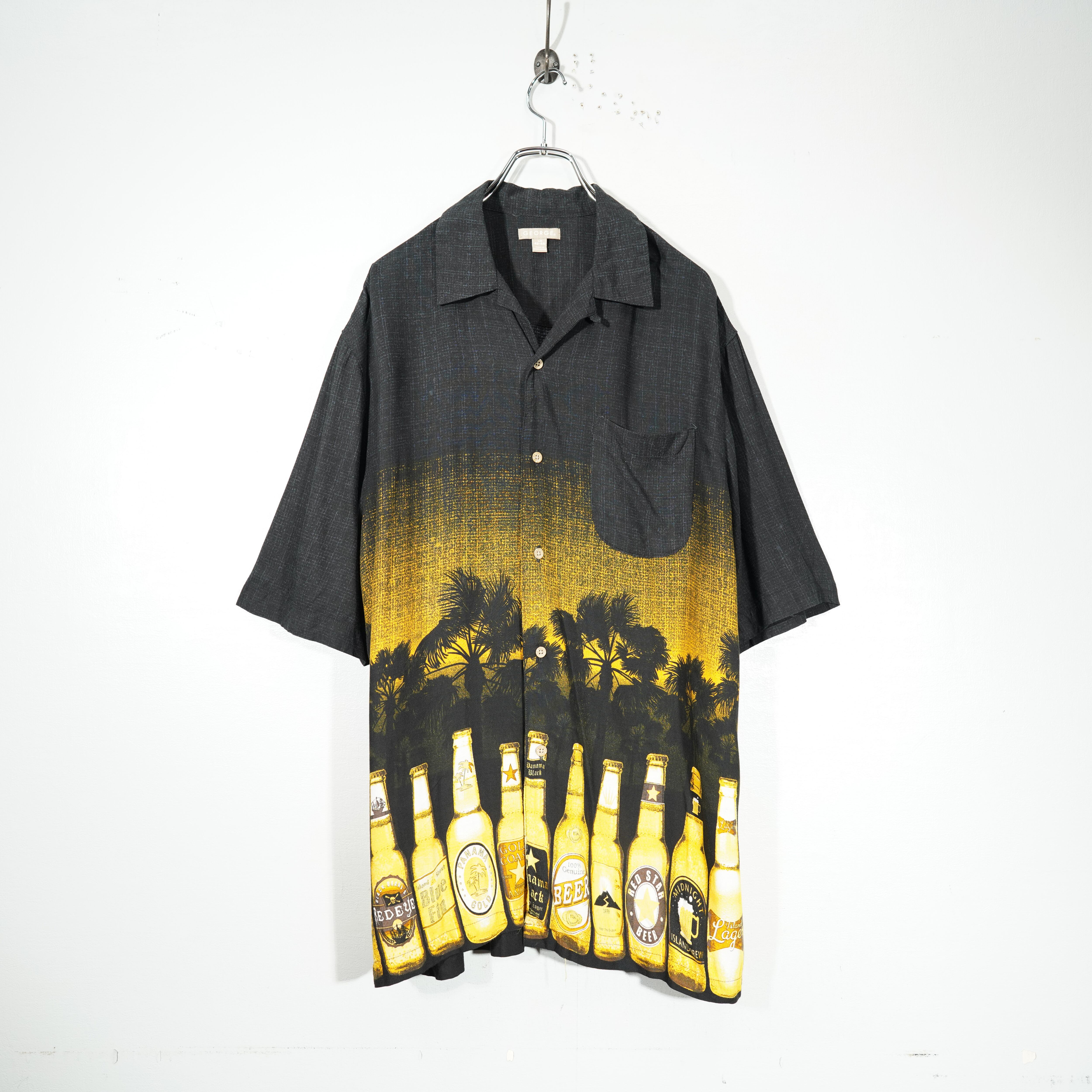 メール便対応！ USA VINTAGE アメリカビール瓶柄プリントデザイン