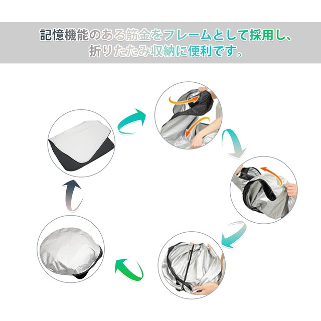 【GAFAT】フォルクスワーゲン ゴルフ7 MK7 5G型 7代目 2012年~2019年 専用 ゴルフ7 車用サンシェード フロントガラス用 UVカット ゴルフVII 折り畳み ゴルフ7.5 日除け 遮光 断熱 紫外線カット 日よけ 収納袋付 車中泊 軽量 取付簡単 インテリア 防犯対策