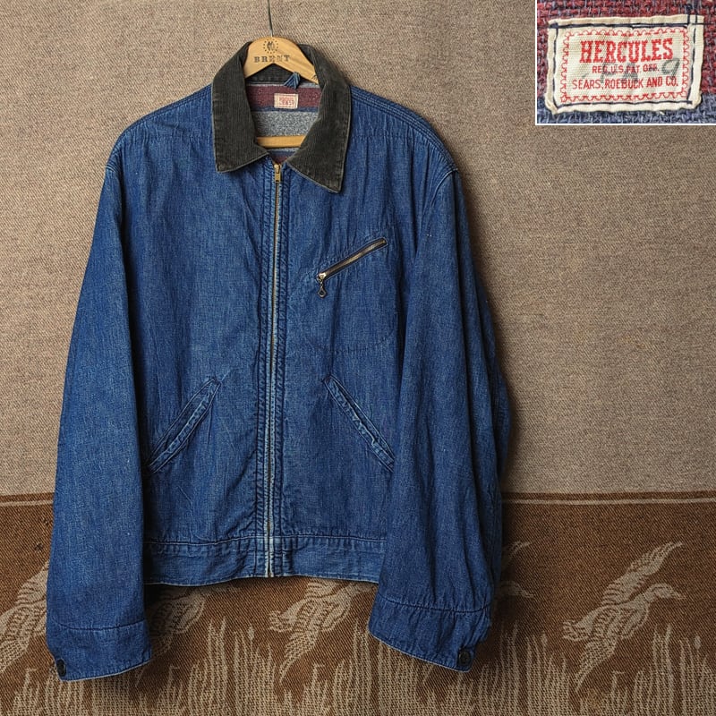 50s～ HERCULES Blanket Lined Denim Work Jacket | Wonder Wear 